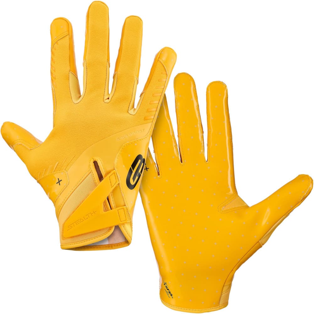 Playmaker Base: American Football Handschuhe Grip Boost Solid Stealth 6 Boost+ Yellow Produktbild